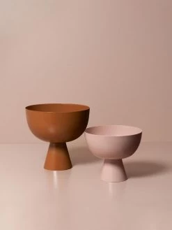 Dusty Rose Vera Vase Small -Homewares Shop lightly vera nutmeg dusty rose