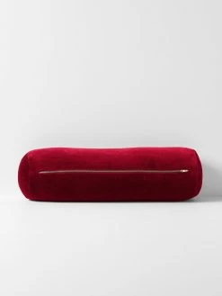 Luxury Velvet Bolster - Auburn -Homewares Shop luxury velvet bolster auburn 2