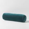 Luxury Velvet Bolster - Indian Teal -Homewares Shop luxury velvet bolster indian teal 1