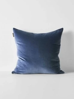 Luxury Velvet Cushion - Bijou Blue -Homewares Shop luxury velvet cushion bijou blue 1