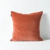 Luxury Velvet Cushion - Brandy -Homewares Shop luxury velvet cushion brandy