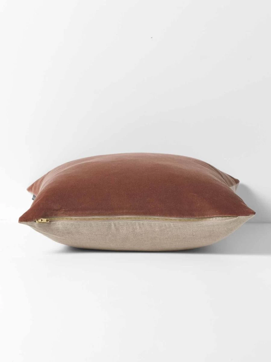 Luxury Velvet Cushion - Clove 5 Luxury Velvet Cushion - Clove - Image 3