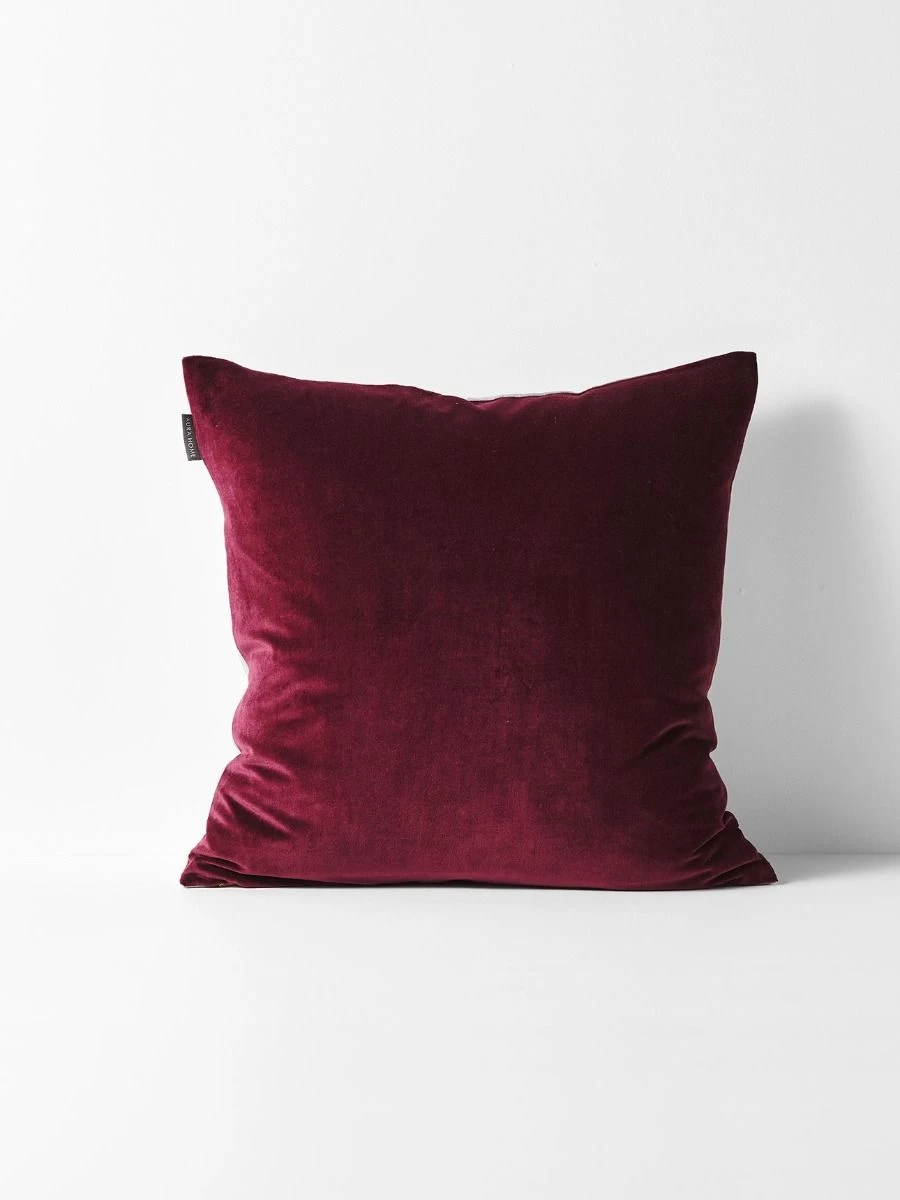 Luxury Velvet Cushion - Merlot 3 Luxury Velvet Cushion - Merlot