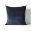 Luxury Velvet European Pillowcase - Slate 2 Luxury Velvet European Pillowcase - Slate -Homewares Shop luxury velvet euro slate