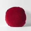 Luxury Velvet 55cm Round Cushion - Auburn 1 Luxury Velvet 55cm Round Cushion - Auburn -Homewares Shop luxury velvet round cushion auburn