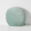 Luxury Velvet 55cm Round Cushion - Jade -Homewares Shop luxury velvet round cushion jade