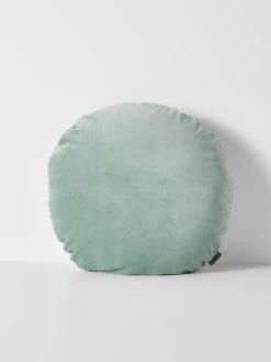 Luxury Velvet 55cm Round Cushion - Jade