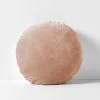 Luxury Velvet 55cm Round Cushion - Rosewater -Homewares Shop luxury velvet round cushion rosewater