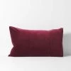 Luxury Velvet Standard Pillowcase - Merlot 1 Luxury Velvet Standard Pillowcase - Merlot -Homewares Shop luxury velvet standard pillowcase merlot