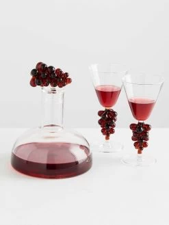 Bordeaux Wine Decanter 9 Bordeaux Wine Decanter -Homewares Shop maison balzac bordeaux wine decanter clear amber 4