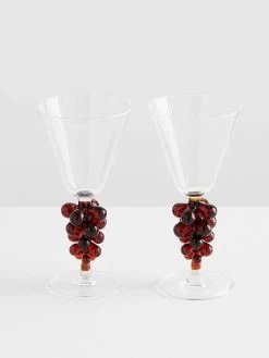 Bordeaux Wine Glass Set - Clear 10 Bordeaux Wine Glass Set - Clear -Homewares Shop maison balzac bordeaux wine glasses clear amber 2