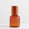 Carafe & Glass - Amber -Homewares Shop maison balzac carafe glass amber 1 2021