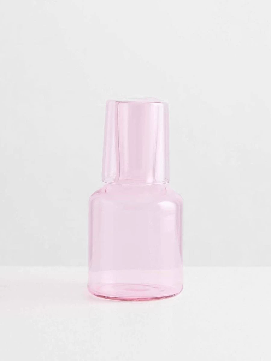Carafe & Glass - Pink 3 Carafe & Glass - Pink