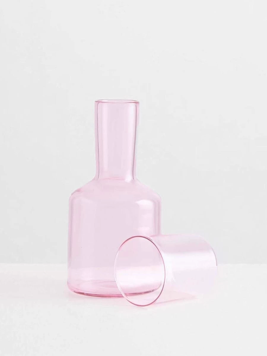 Carafe & Glass - Pink 4 Carafe & Glass - Pink - Image 2