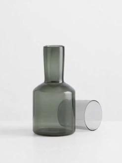 Carafe & Glass - Smoke -Homewares Shop maison balzac carafe glass smoke 3 2021