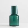 Carafe & Glass - Teal -Homewares Shop maison balzac carafe glass teal 1 2021