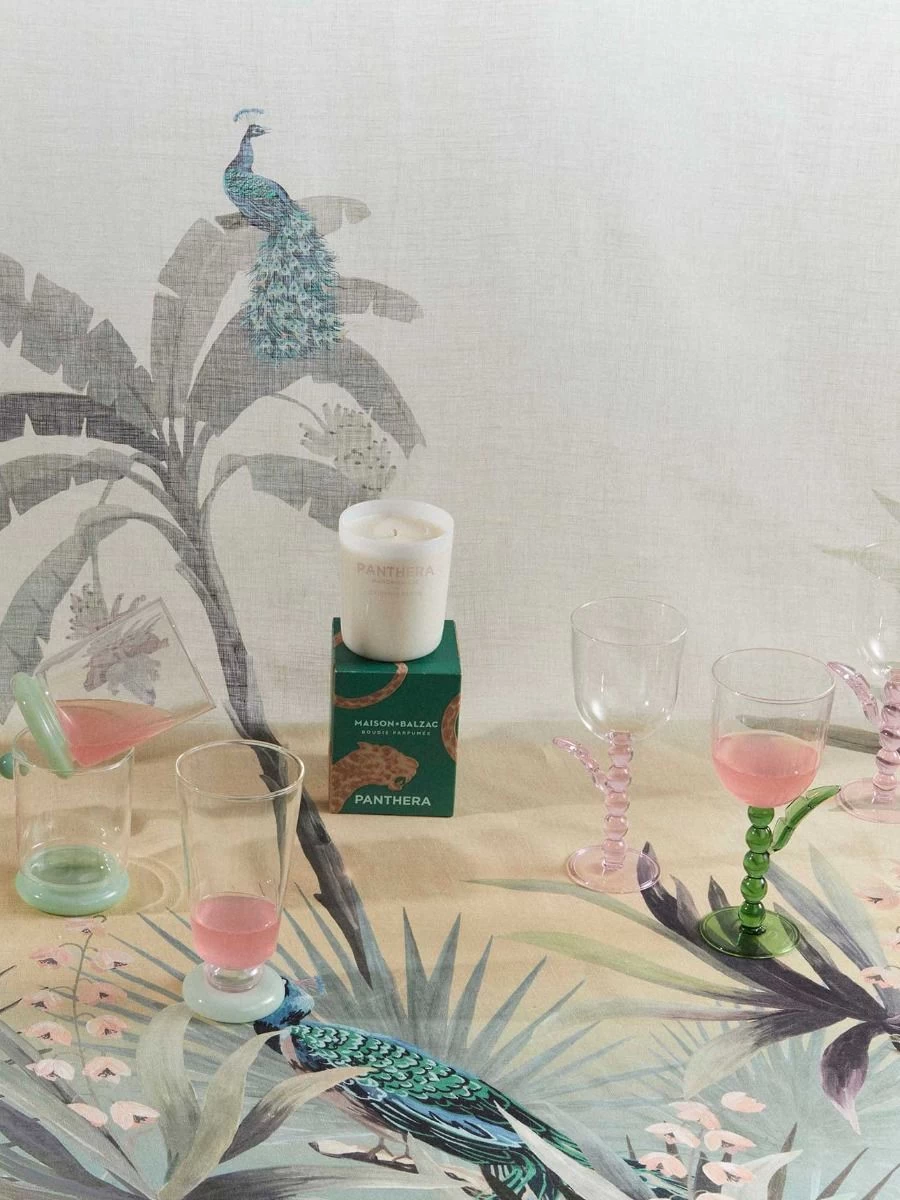 Palmier Wine Glass Set In Green By Catherine Martin 7 Palmier Wine Glass Set In Green By Catherine Martin - Image 5