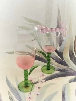 Palmier Wine Glass Set In Green By Catherine Martin 11 Palmier Wine Glass Set In Green By Catherine Martin -Homewares Shop maison balzac catherine martin 3 3