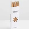Chandelles 4Pk Tapered Candles - Caramel -Homewares Shop maison balzac chandelles tapered candles caramel 2