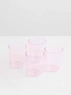 Glasses Set Of 4 - Pink