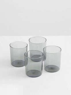 Glasses Set Of 4 - Smoke