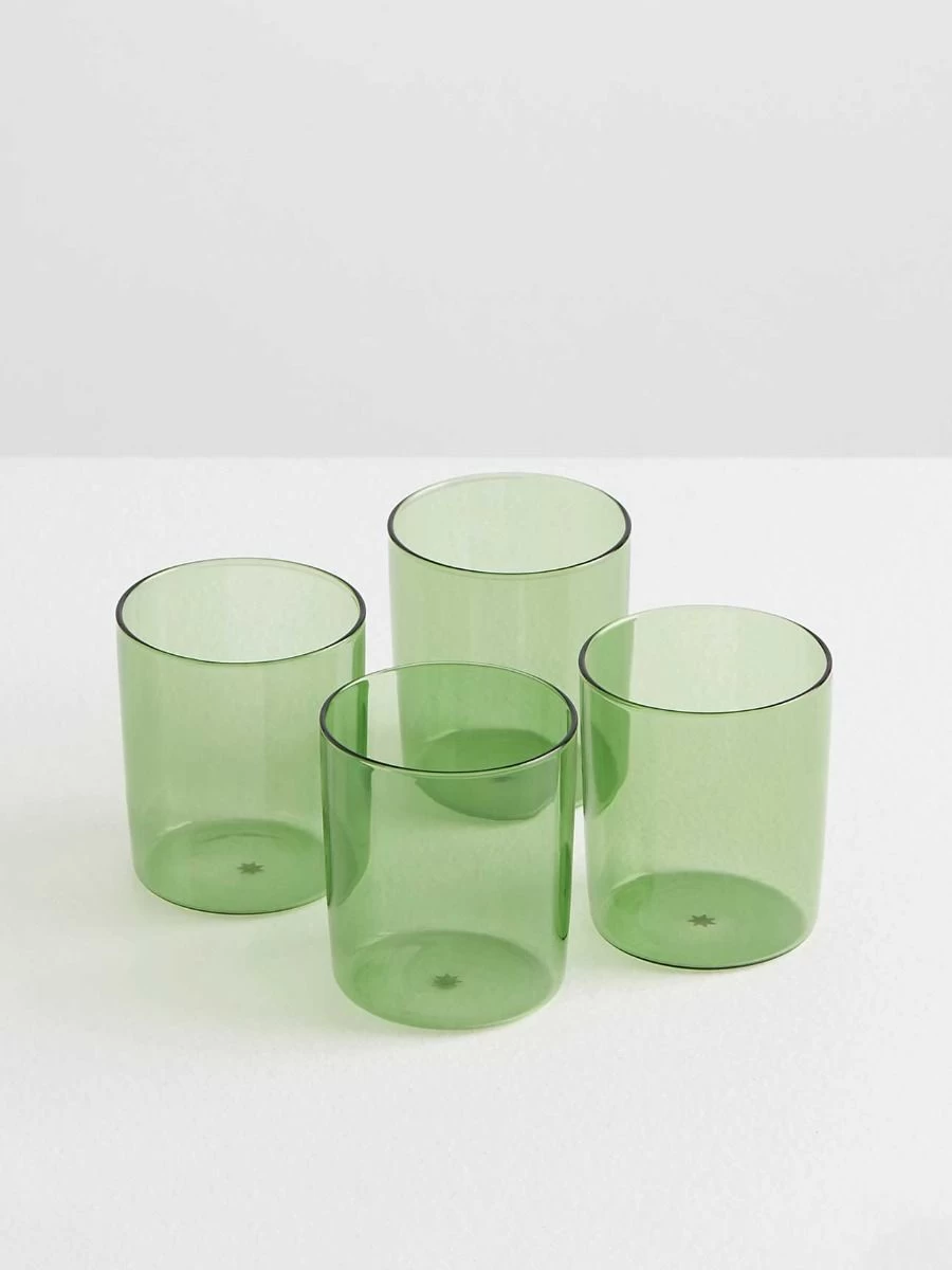 Goblet Set Of 4 - Green 3 Goblet Set Of 4 - Green