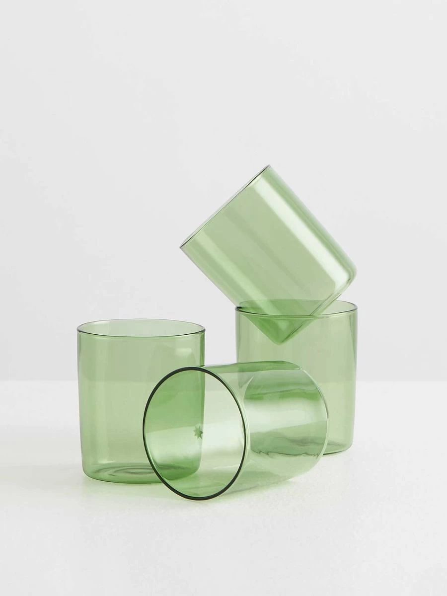 Goblet Set Of 4 - Green 4 Goblet Set Of 4 - Green - Image 2