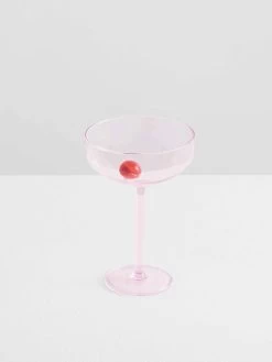 Manhattan Glass - Pink -Homewares Shop maison balzac manhattan glass pink 2