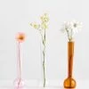 Margot Vase Trio - Amber/Pink/Clear -Homewares Shop maison balzac margot vase trio amber pink clear 1