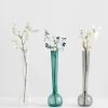 Margot Vase Trio - Smoke/Teal/Clear