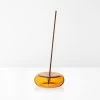 Le Galet Incense Holder - Amber -Homewares Shop maison balzac pebble incense holder amber 1