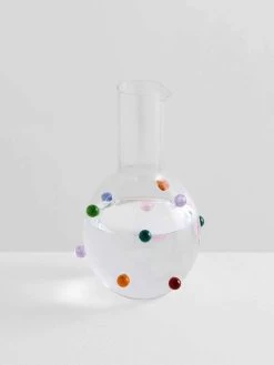 Pomponette Carafe 9 Pomponette Carafe -Homewares Shop maison balzac pomponette carafe clear multi 2