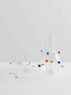 Pomponette Carafe 8 Pomponette Carafe -Homewares Shop maison balzac pomponette carafe clear multi 4