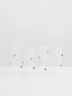 Pomponette Goblet Set - Clear