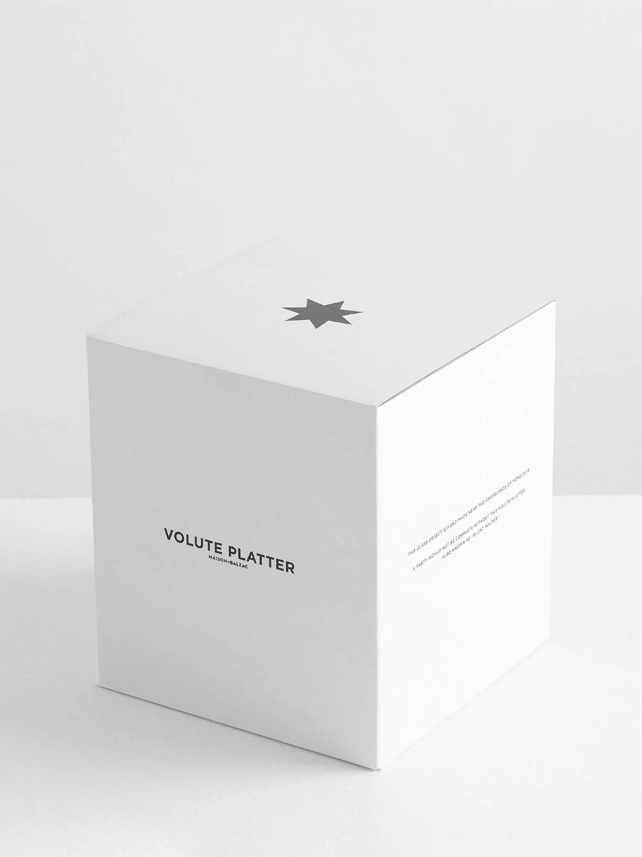 Volute Platter - Smoke 10 Volute Platter - Smoke - Image 8
