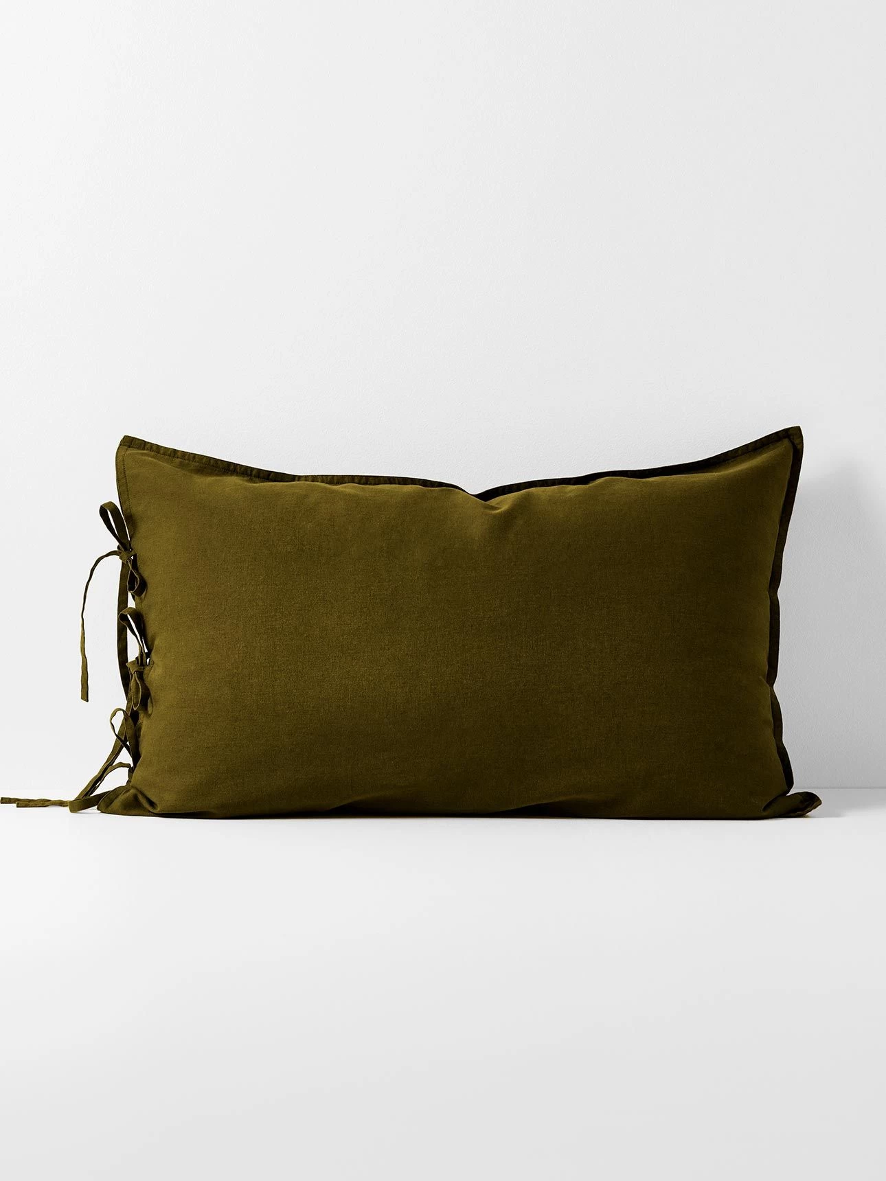 Maison Vintage Standard Pillowcase - Khaki 3 Maison Vintage Standard Pillowcase - Khaki
