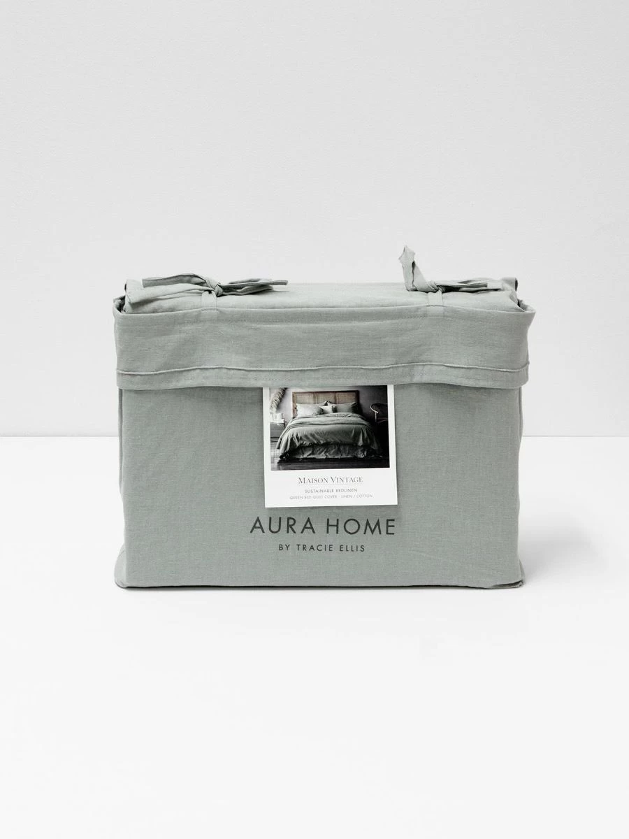 Maison Vintage Quilt Cover - Limestone - Image 7