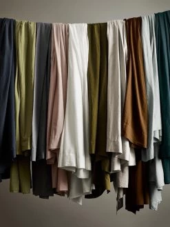 Maison Vintage Sheet Set - White -Homewares Shop maison vintage sheets hanging