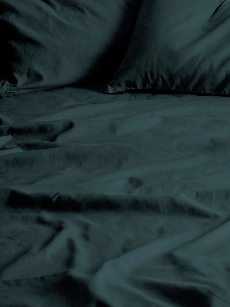 Maison Vintage Sheet Set - Indian Teal - Image 4