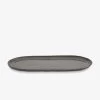 Cloud Large Oval Platter - Charcoal 2 Cloud Large Oval Platter - Charcoal -Homewares Shop marmoset found charcoal oval platter large