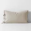 Maison Vintage Standard Pillowcase - Natural -Homewares Shop masion vintage pillowcase natural