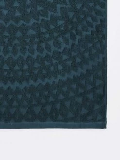 Maya Bath Towel - Indian Teal 10 Maya Bath Towel - Indian Teal -Homewares Shop maya bath towel indian teal 2 detail