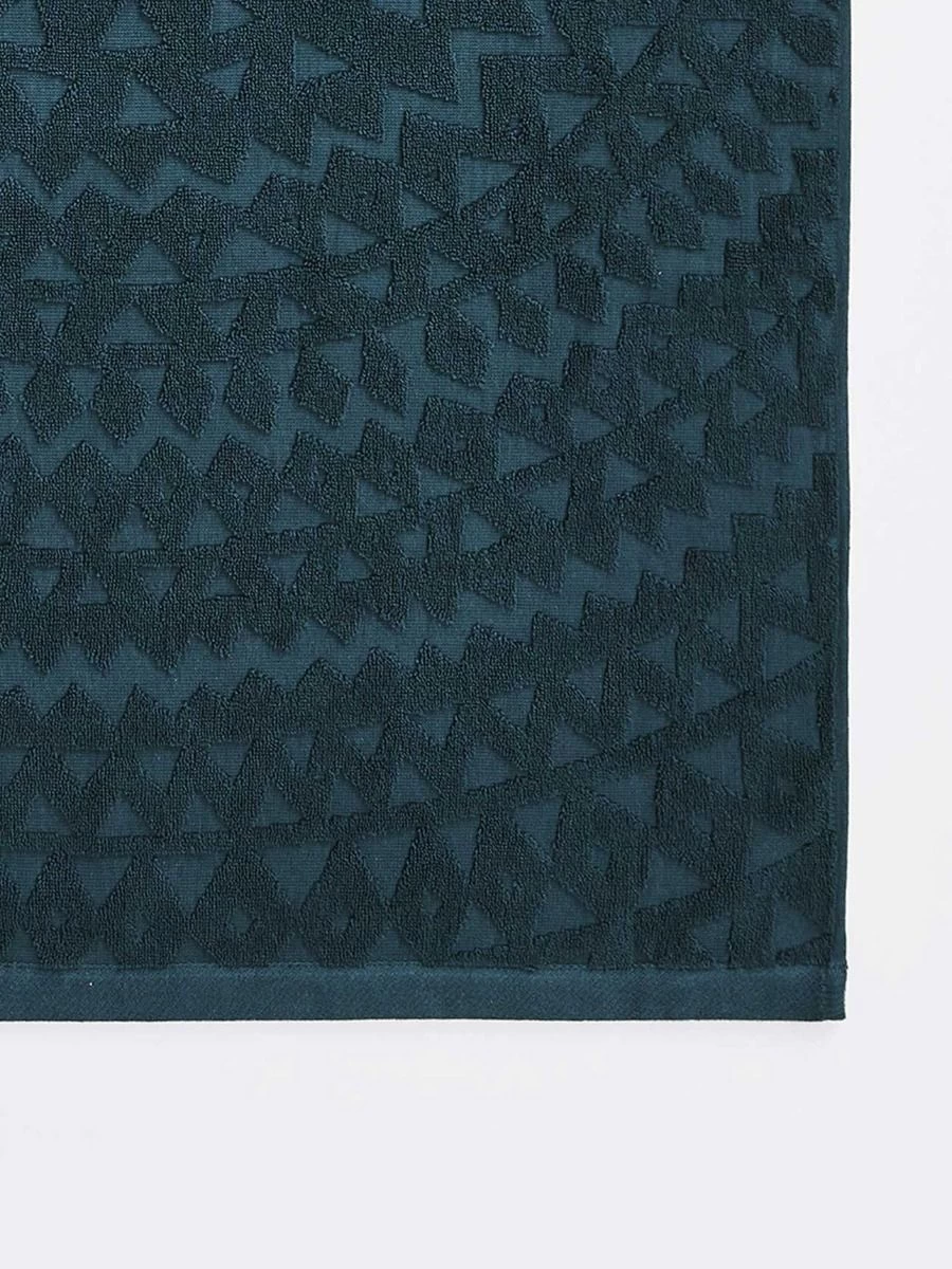 Maya Bath Towel - Indian Teal 5 Maya Bath Towel - Indian Teal - Image 3