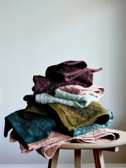 Maya Bath Sheet - Fig 10 Maya Bath Sheet - Fig -Homewares Shop maya bath towels stacked 1