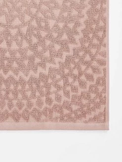 Maya Bath Towel Set - Clay -Homewares Shop maya hand towel clay 2 detail