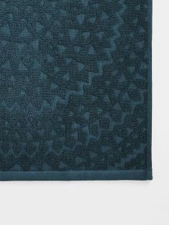 Maya Hand Towel - Indian Teal 9 Maya Hand Towel - Indian Teal -Homewares Shop maya hand towel indian teal 2 detail 2