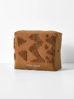 Maya Quilt Cover - Caramel -Homewares Shop maya quilt cover caramel packaging