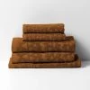 Maya Bath Towel Set - Bronze -Homewares Shop maya towel stack bronze 1