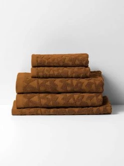 Maya Bath Towel Set - Bronze