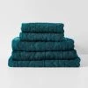 Maya Bath Towel Set - Indian Teal 2 Maya Bath Towel Set - Indian Teal -Homewares Shop maya towel stack indian teal 1